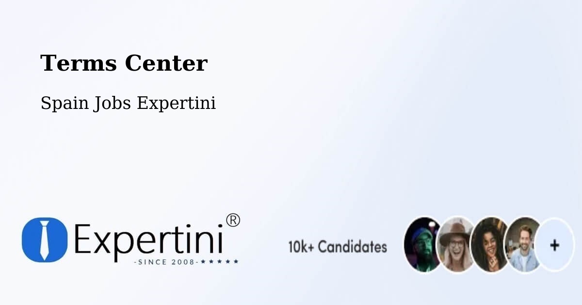 Terms of Service – Cáñar - Spain Jobs Expertini